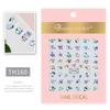 New Year Nail Art Stickers Bronzing Year of the Dragon Chinese Style Mahjong Cartoon Nail Stickers Decoration