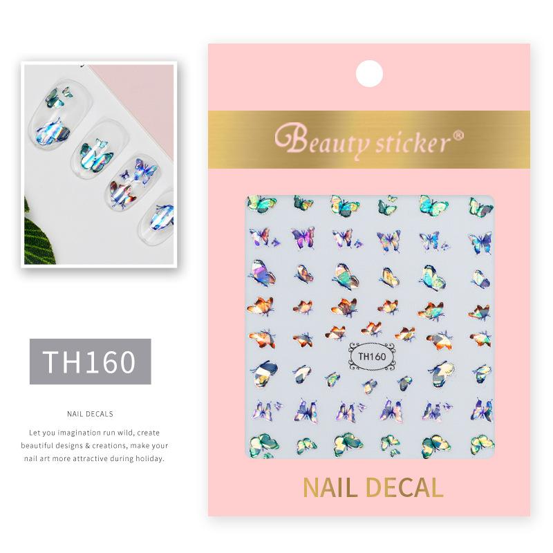 New Year Nail Art Stickers Bronzing Year of the Dragon Chinese Style Mahjong Cartoon Nail Stickers Decoration