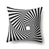 Gray Nordic Retro Ins Light Luxury Polyester Pillowcase Car Decoration Home Printed Waist Rest Pillowcase