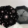 1PC MoonStars Pattern Design Umbrella,Compact Umbrella, All Season, Travel, One Touch Auto Open and Close,Christmas Gift