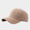 Herbst und Winter neue einfache einfarbige lässige Mütze personalisierte gestrickte Baseballkappe Paar vielseitig warmer Sonnenhut