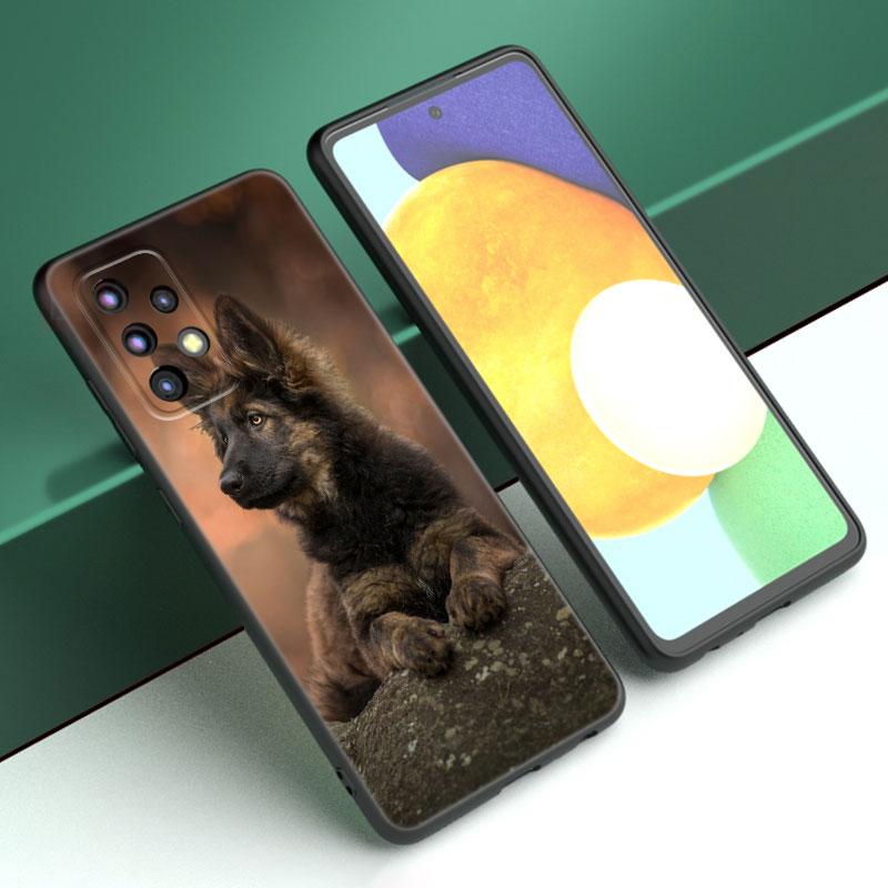 German Shepherd Dog Phone Case For Samsung A13 A22 A24 A32 A23 A25 A34 A35 A52S A53 A54 A55 A73 A12 A14 A15 A31 A33 A50 A51 A72