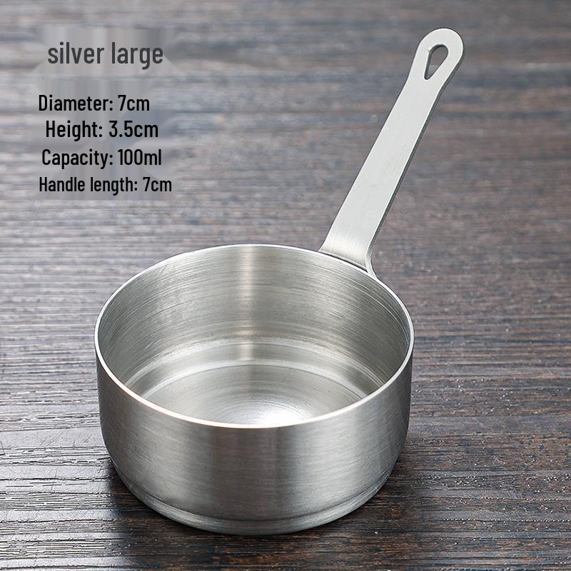 304 Stainless Steel Sauce Cup with Handle - Perfect for Steak, Dips, Snacks, and Vinegar.