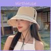 Polyester Sun Protection Wide Brim Hat For Women Summer Outdoor Sunshade Casual Cap
