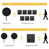 LED Light with Movable One / Dual Sensors night lights COB Lamp 220V 110V To DC 24V PIR Motion Sensor Stairs Bedroom Night Light 4