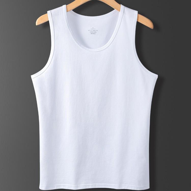 Men's Cotton Sleeveless Vest: Casual Plus-Size Athletic Base Layer for All Seasons