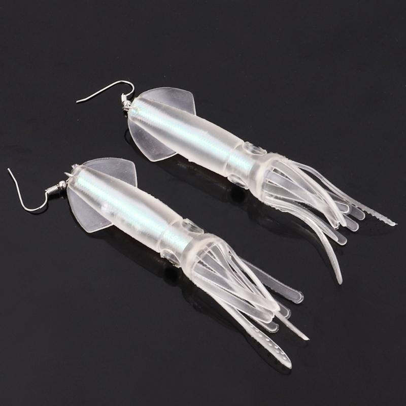 Simulation Squid Dangle Earrings Fashion Squid Earrings Simple Earrings Ear Jewelry Drop Earring ABS Texture