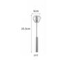 25cm Egg Beater Hand Mixer Semi-automatic Egg Stirrer Stainless Steel Egg Tools Whisk Stirrer Mixing Press Rotary Cream Utensils