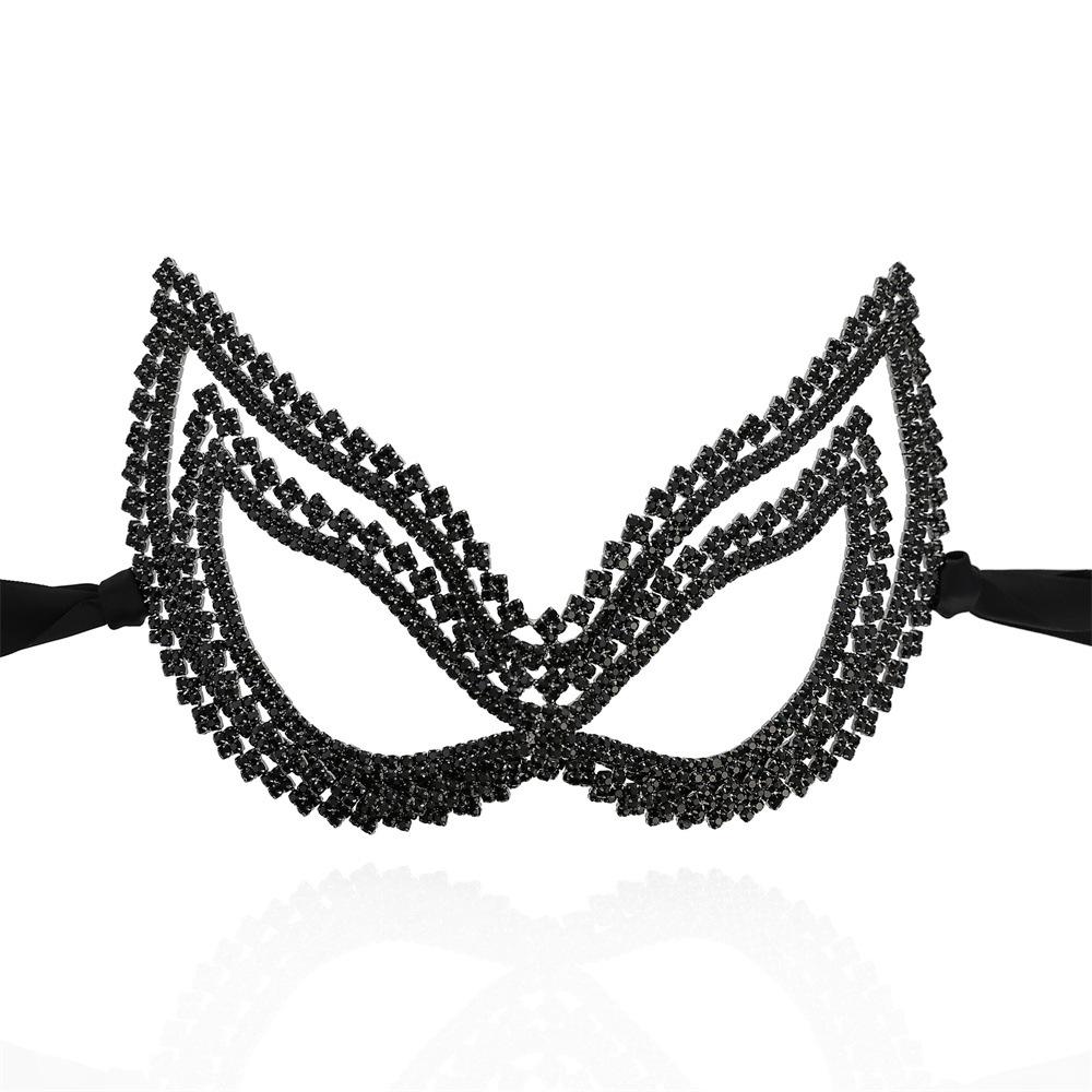 

Высококачественная роскошная маска со стразами, женская маска для ночного клуба, сексуальные танцевальные украшения для лица, ювелирная маска