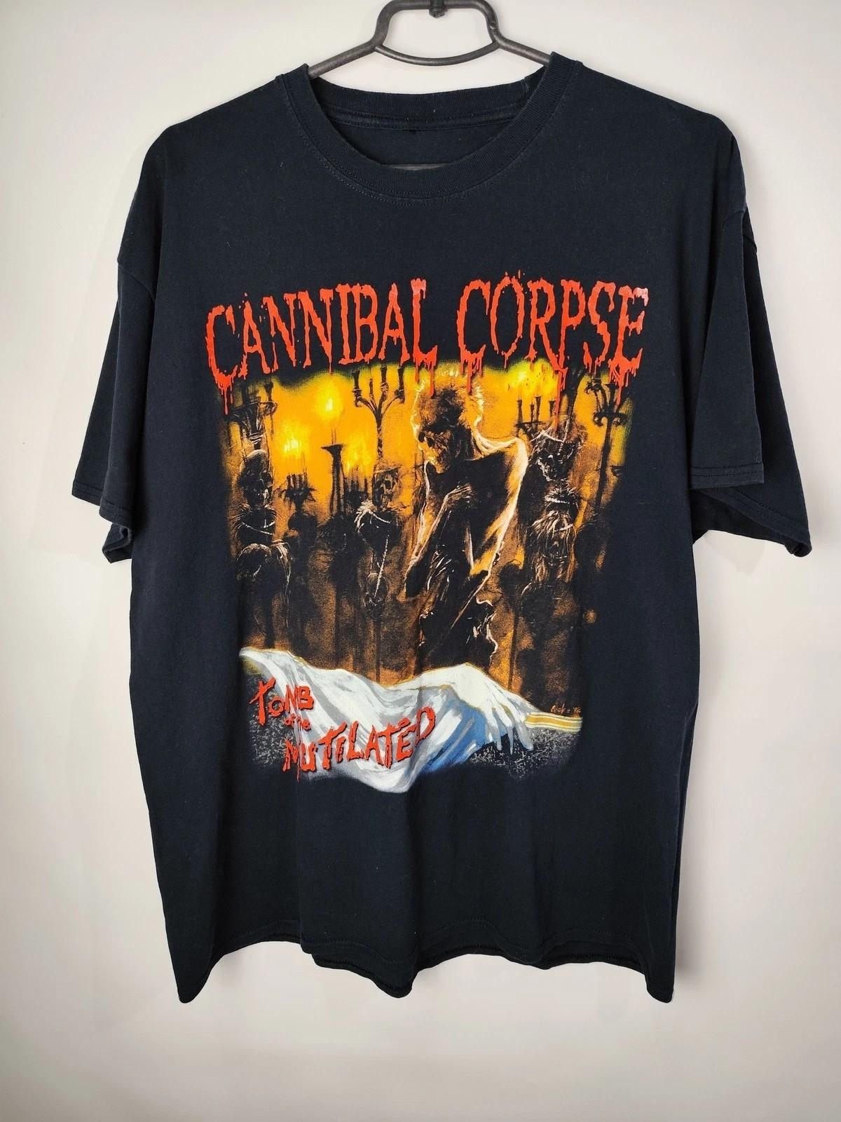 Cannibal Corpse Rock band Rare Tomb Of The Mutilated T shirt Reprint Unisex T-Shirt S