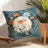 Blue Bird Home Decor Print Pillow Case Home Living Room Decoration Linen Pillowcover Pillow Cases Cushion Cover