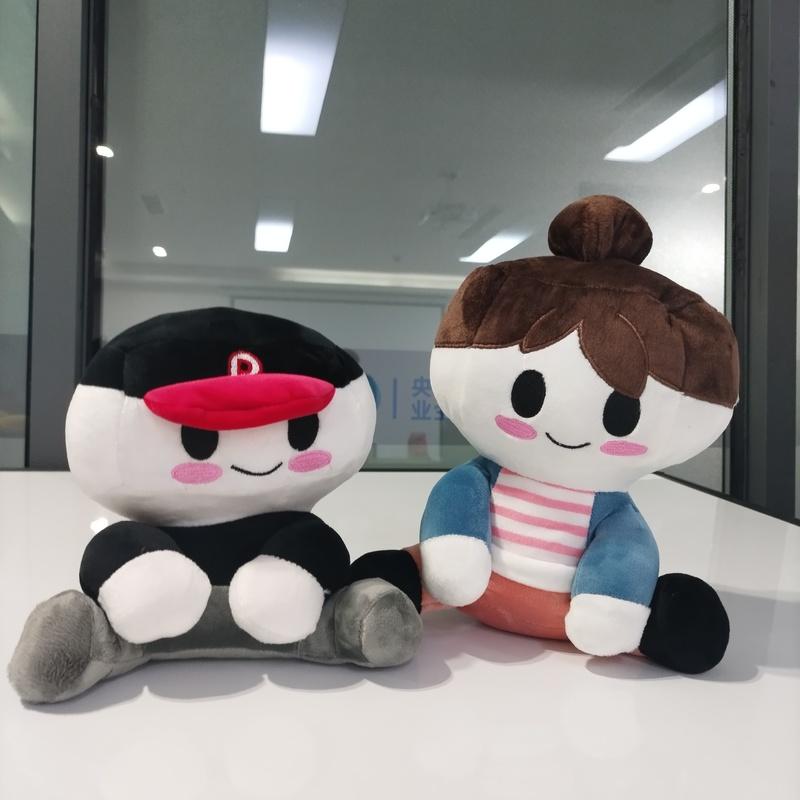 Muñeco de Peluche Nuevo Producto Blox Buddies Juguete de Peluche Chica Bacon Muñeco Periférico de Juego Regalo para Fans Niños