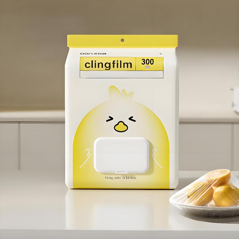 

Одноразовая крышка из пищевой ПЭ пленки, многофункциональная, для посуды, холодильника, для сохранения свежести, бытовая пылезащитная 2PCS