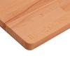 Solid Beech Wood Washbasin Top 80 X 40 X 1.5 Cm