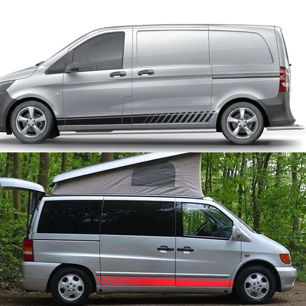 Car Stickers For Mercedes Benz Vito V Class Viano W638 W639 W447 Marco Polo EQV Camper Van Vinyl Decals Tuning Accessories