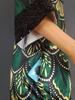 African Plus Size Satin Beaded Long Burqa Dress for Women, Style 8098
