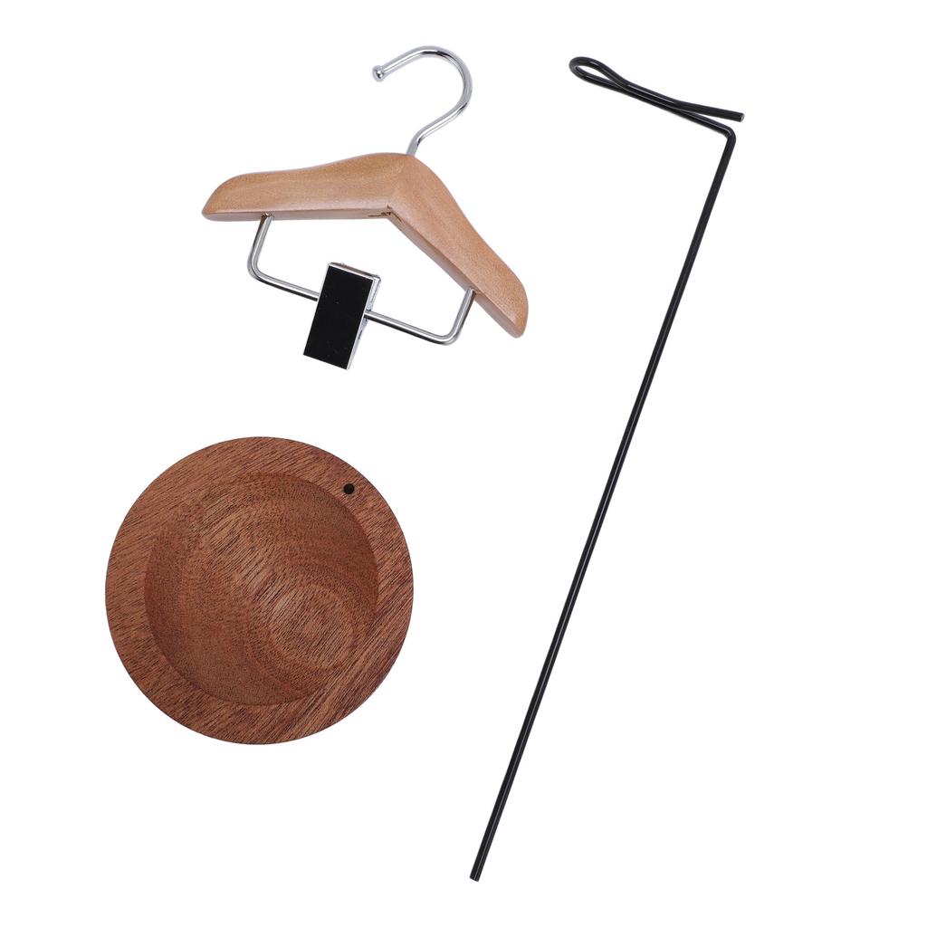 Nail Art Color Card Display Stand Hanger Wood Stainless Steel Nails Colors Sample Display Stand Walnut Color