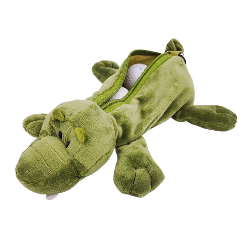 Creative Small Crocodile Turtle Plush Pen Bag Cartoon Animal Shape Funny Stationery Bag Pencil Case School Supplies