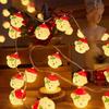 Snowman Led String Lights, Battery Operated Snowman Fairy Lights For Christmas Thanksgiving Fall Indoor Outdoor Home Decor