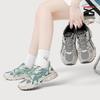 Women's Summer 2024 Mesh Retro Dad Sneakers - Breathable, Thick-Soled, Lightweight, Cushioning Sports Shoes for Running.