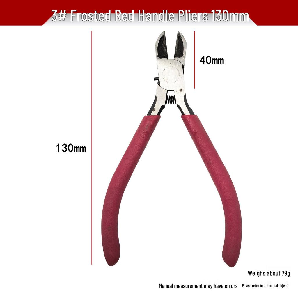 Precision Angled Industrial Wire Cutters: High-Hardness Manual Pliers for DIY & Electronic Components
