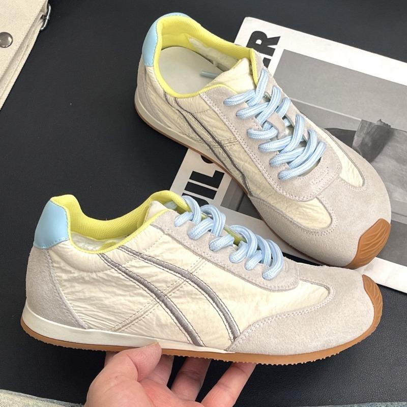 Macaron Platform Women's Spring New Flat-bottomed Leather Casual Versatile Sports Shoes