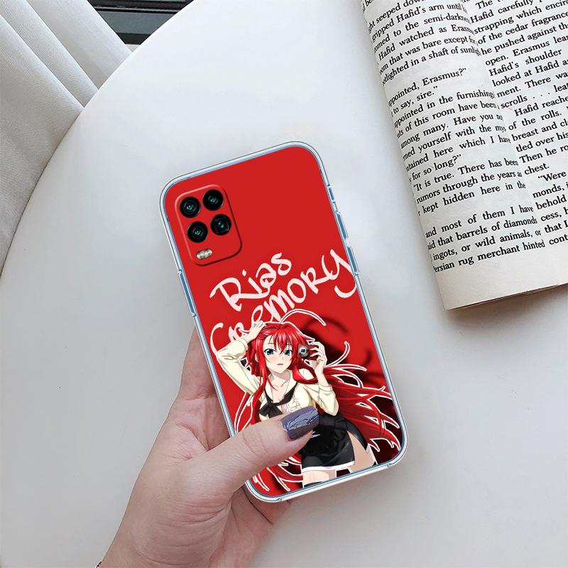 BH37 Rias Gremory Transparent Phone Case for Motorola Moto G7 G8 G9 G84 G85 G73 G24 G15 Z2 Play Power Plus