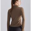 Women's Slim Fit Stand Collar Zip-Up Sports & Yoga Jacket