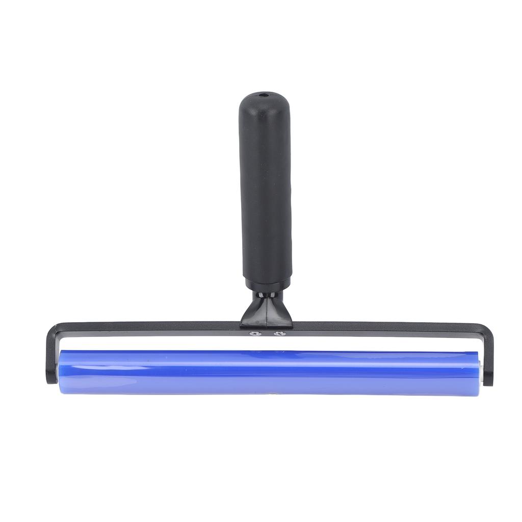 Statischer Rollenstaubentfernungsroller Superklebrige Blaue Silikon Weiche Statische Wirkungsreinigerrolle mit Schwarzem Griff