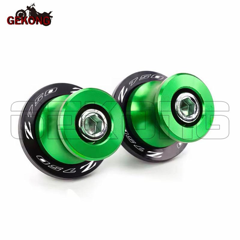 Z750 Motorcycle CNC Accessories Aluminium 10MM Bolts Swingarm Spools Slider Stand Screws Fit For Z750 Z 750 Z750S