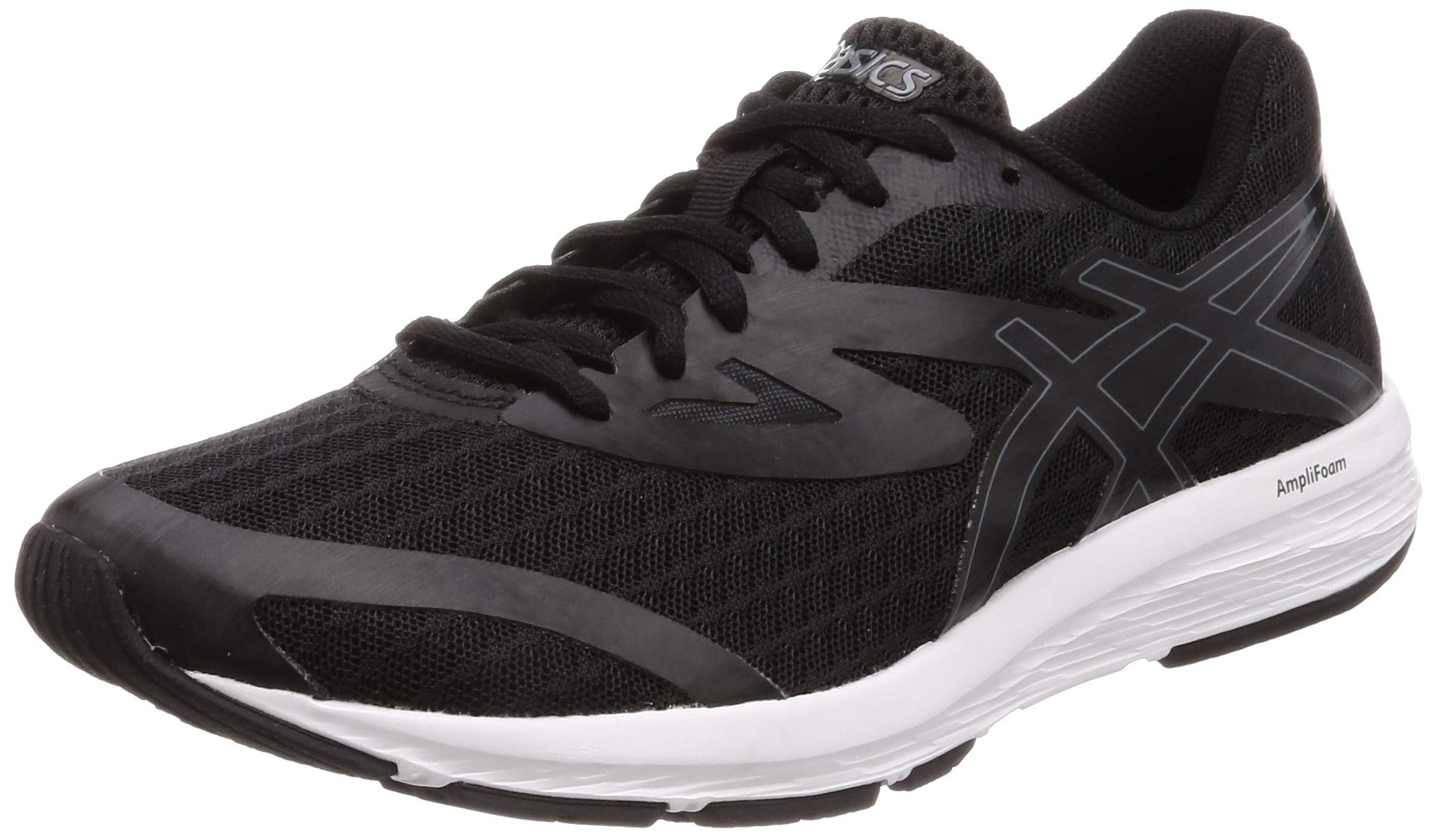 

AMPLICA Кроссовки для бега для 2E [ASICS] Мужские, Черный/Стальной серый, 25.5 см,