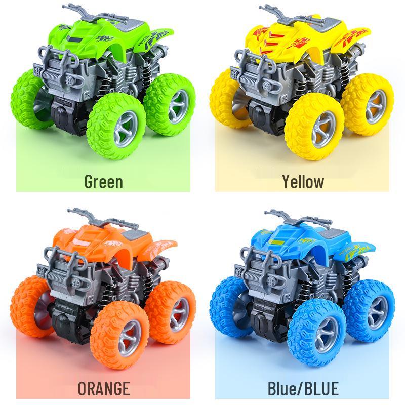 Children's Inertial Off-Road Stunt Car Toy Set - Educational Engineering Model for Boys