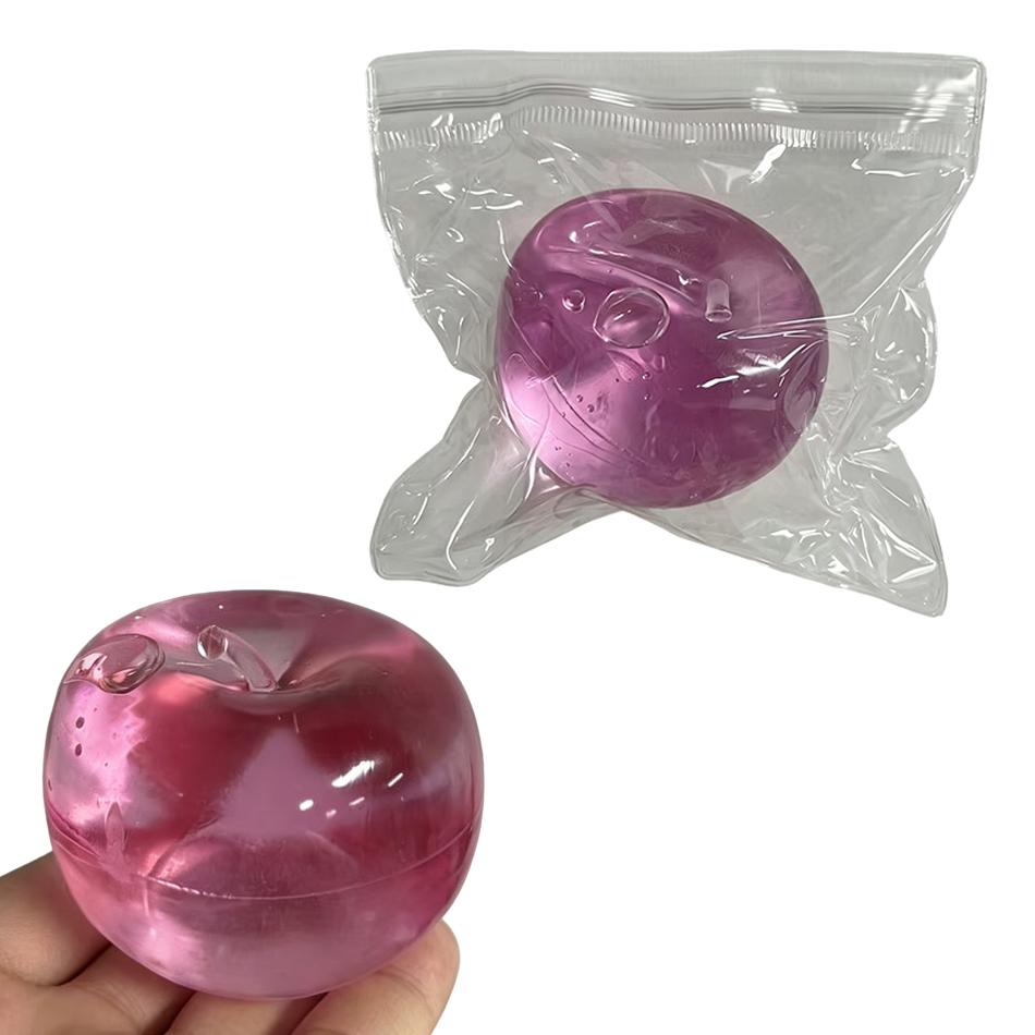 Squishy Green Apple Stress Ball Soft Fidget Sensory Toy For Adhd  Slow Rebound Squeeze Toy For Adults Christmas In Gift