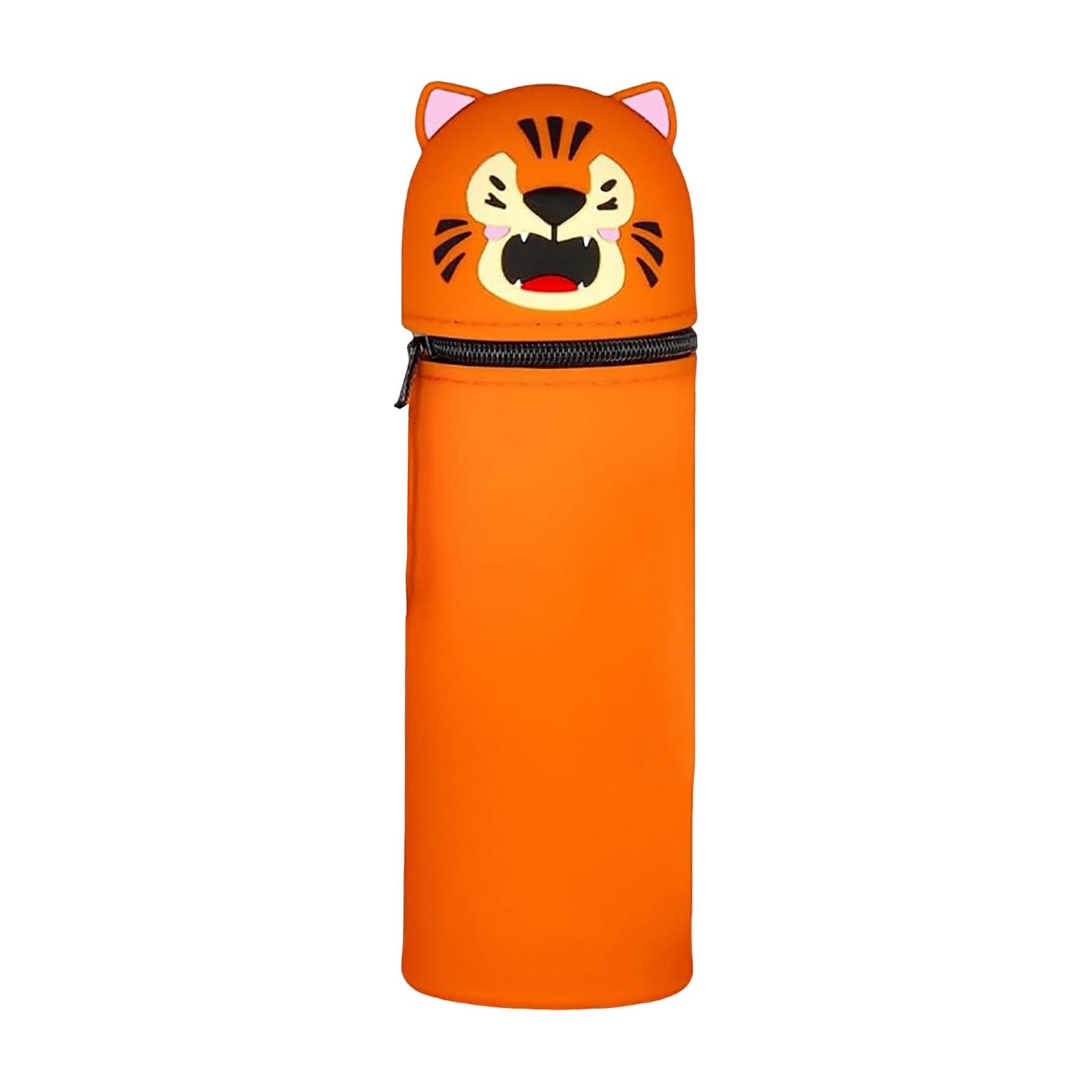 

Силиконовый пенал для карандашей, креативный выдвижной держатель для канцелярских ручек, держатель для ручек для студентов One Size