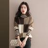 Winter Top High-end Sweater Women's Autumn and Winter New Thin Knitted Sweater with Thickened Bottoming Shirt