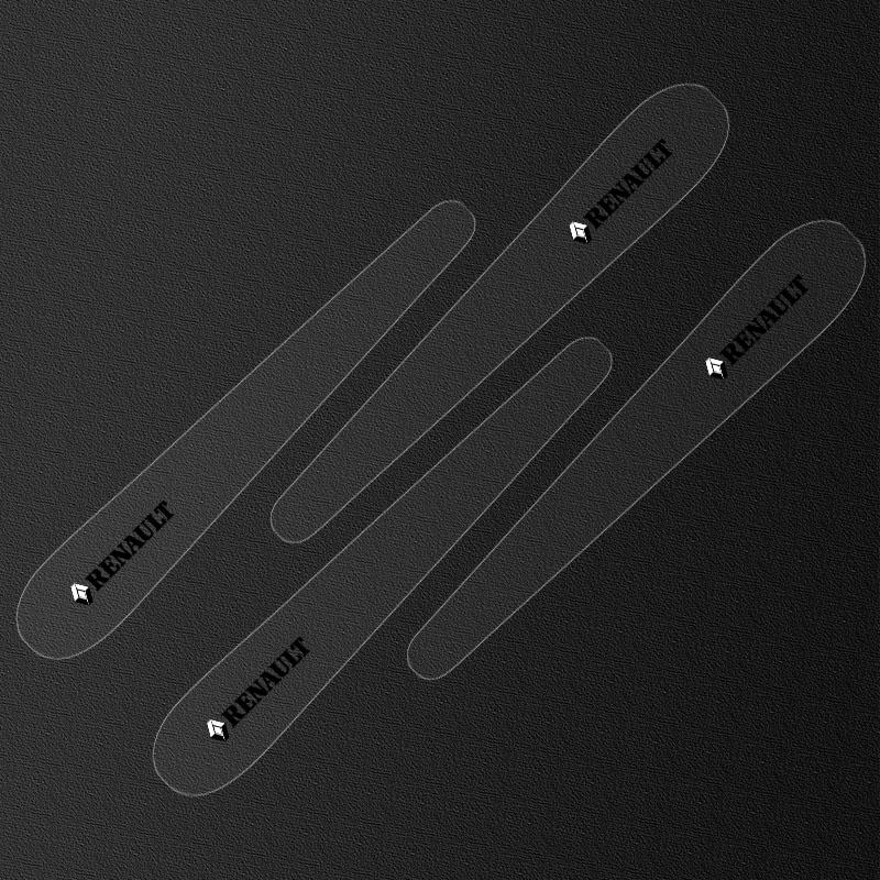 8Pcs Transparent Car Door Handle Bowl Anti Scratch Protective 3D Sticker For Renault Dacia Koleos Clio Laguna 2 Megane 2 3 Duster Logan
