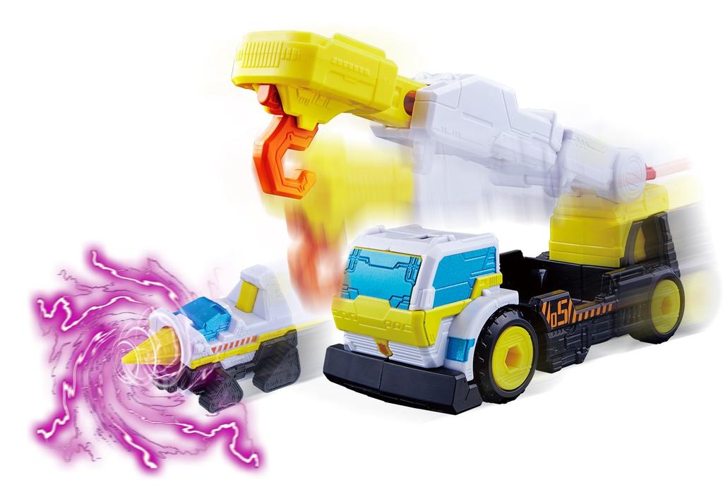 Kaitou Sentai Lupinranger VS Keisatsu Sentai Patranger [VS Vehicle Series] DX Trigger Machine Crane & Trigger Machine Drill