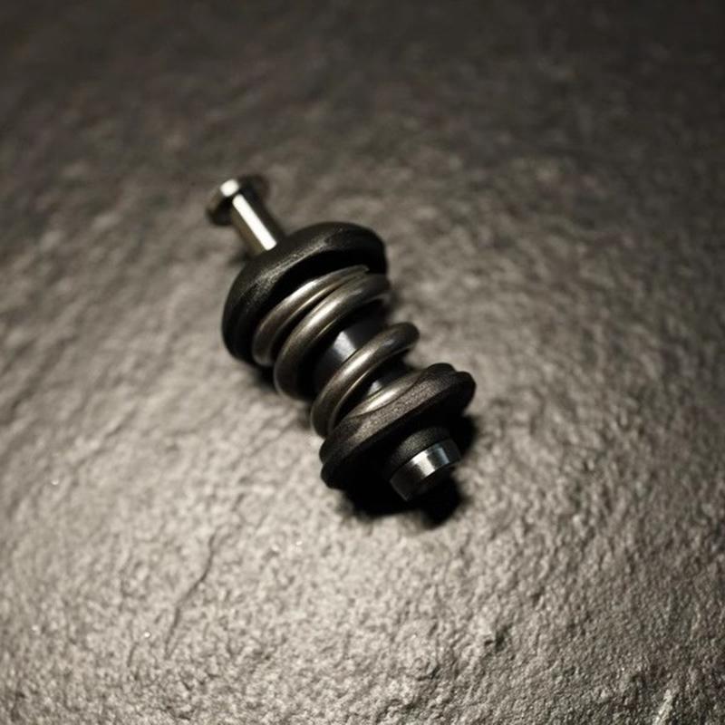 

Unionjack titanium Damper Pline Tline for Brompton Ultralight Shock Absorption серебряный