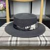 New Hat Men's Summer Tide Travel Vacation Beach Wide Edge Sun Protection Sun Shade Flat Top Top Hat Fashion Straw Hat Women