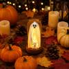 Halloween Light Up Table Decoration Shaped LED Lamp with Figurine for Indoor Party Scene Arrangement Battery Operated Prop