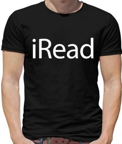 

Iread T-Shirt - Reading - Reds - Books - Reader - New - Story - Comics S