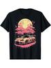 Anese Car Racing Drifting Cherry Blossom JDM Girl Racer T-Shirt
