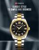 Men's CURREN 8453 Luminous Quartz Watch with Roman Numerals & Steel Band - Waterproof & Casual.