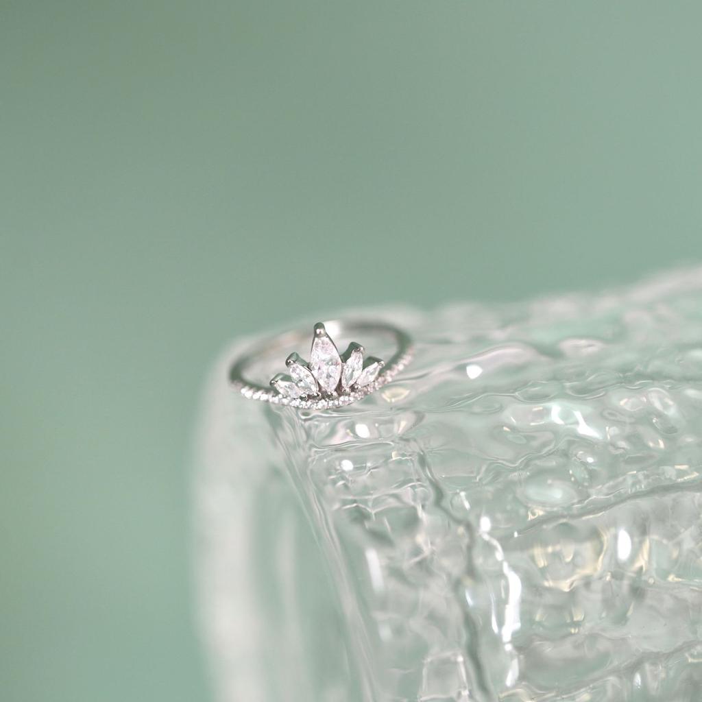 Tancise Damen-Ring, klassisch, 925er-Sterlingsilber, Zirkon-Ring, Damenschmuck, Hochzeit, Versprechen, Party, Geschenk