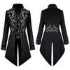 Tuxedo medieval Steampunk Vintage victorian cu mânecă lungă Jucător de vânt Costum vintage medieval Costum prinț pentru bărbați Steampunk pentru bărbați