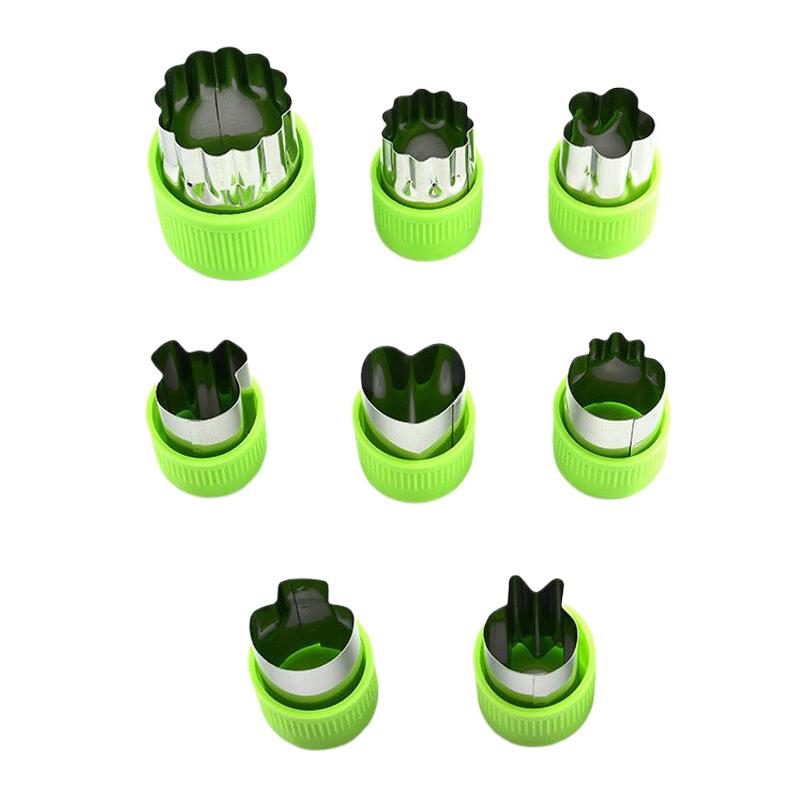 Stainless Steel Vegetable And Fruit Shaping Cutting Mold, Fruit Salad Making Cutter, Vegetable And Fruit Embossi