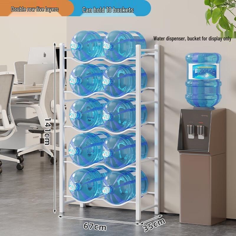 Bodenstehendes Wasserflaschen-Lagerregal