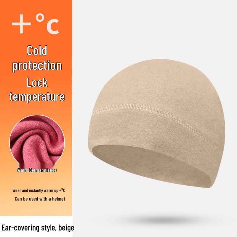 Fleece-Lined Windproof Cycling Hat with Ear Protection