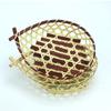Handwoven Bamboo Dustpan Basket, Farmhouse Fruit Tray for Hotel Kitchen, Rustic Steamed Bun Holder Decor