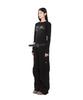 AAKAM Knee Pin-Tuck Double Pocket Cargo Pants (Black)